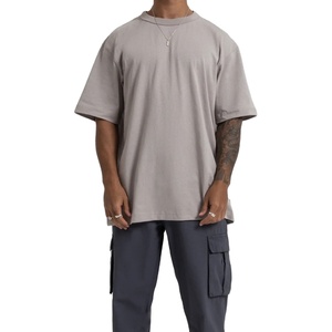 T-shirts pour hommes en coton 100% 250GSM, qualité supérieure, style streetwear, vêtements décontractés, grandes tailles - Product Image 1