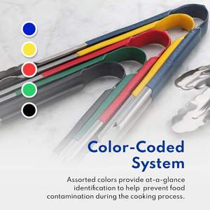 Juego de 20 Utensilios de Cocina de Acero Inoxidable con Revestimiento de Vinilo, Aptos para Lavavajillas, Resistentes y Ecológicos, Calidad Premium, Venta al Por Mayor - Product Image 5