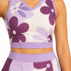 Uniforme de cheerleading moderne avec coutures durables, idéal pour les activités d'équipe et les spectacles - Product Image 6