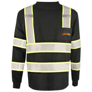 Hooded Canvas Reflective Breathable Safety <b>Jacket</b> for Roadside and Night Visibility Hi Vis <b>Winter</b> Workwear Men's - Product Image 4