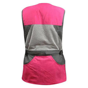 Gilet de pêche unisexe en Cordura solide multi-poches en nylon/coton respirant pour l'hiver, la pêche, la randonnée, la photographie, le camping - Product Image 4