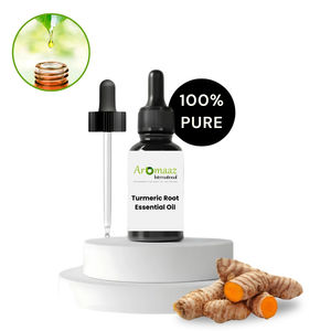 Huile Essentielle de Curcuma Pure Distillée à la Vapeur, Parfum Frais, 100% Pure et Biologique, Huile de Massage pour Diffuseur d'Aromathérapie, Soulagement de la Douleur - Product Image 2