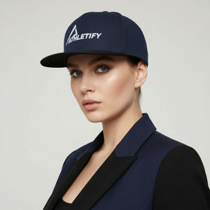 Casquette Snapback Ajustable Athletify OEM, Découpée au Laser, Respirante, en Softshell, Impression par Sublimation, Unisexe, Adulte, Performance Sportive, Extérieur - Product Image 1