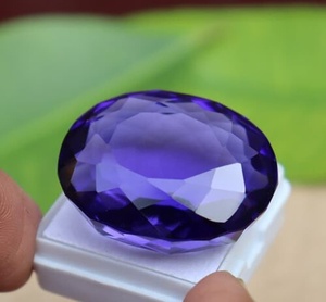 Gema Suelta de Amatista Azul Natural, Corte Ovalado Facetado, 2.00 Ct, Valorada por Terceros, para Joyería, Venta al Por Mayor, ZUBEDA GEMS - Product Image 4