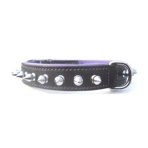 Excellent Quality Luxury Leather Adjustable <b>Dog</b> <b>Collar</b> <b>Soft</b> Comfortable Animal Pattern Rivets Decoration Pet Friendly Pet Safety - Product Image 1
