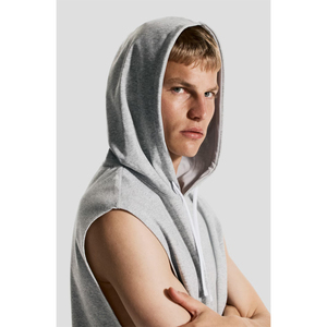 Gilet en polaire personnalisé pour homme, coupe-vent, décontracté, fermeture éclair, sans manches, respirant, streetwear d'hiver - Product Image 2
