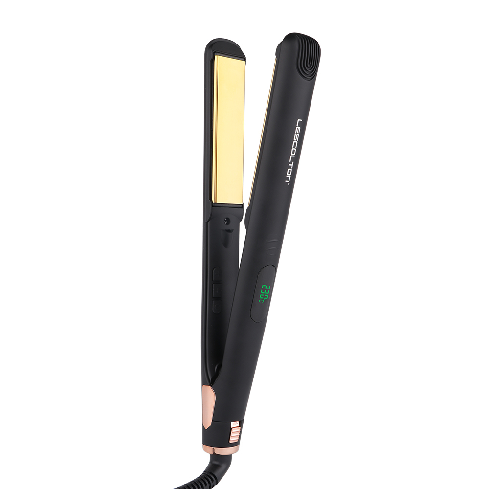 Professional Steam Hair Straightener, Curling и Straightening Iron, Salon Style, 2 в 1