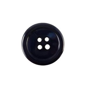 Boutons ronds en corne écologiques faits à la main en coquillage naturel brun poli, matériau artisanal, design à 4 trous, moderne - Product Image 2