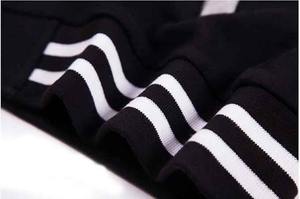 Vêtements de sport avec manches en cuir véritable, motif lettres, veste de baseball de style universitaire pour hommes, tendance, laine de qualité supérieure - Product Image 4