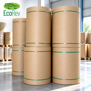 กระดาษคราฟท์สีน้ำตาลเคลือบ PE ย่อยสลายได้ EcoRev ECO39 60gsm สำหรับสแตนเลส/แก้ว ขนาด 700 มม. ทนความร้อน - Product Image 2