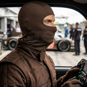 Balaclava de course automobile légère de qualité supérieure en Spandex/Polyester, douce et respirante, pour la course automobile et les activités de plein air - Product Image 5