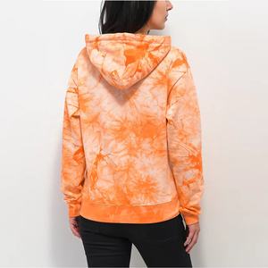 Sudadera con Capucha para Mujer, Color Naranja Deslavado, 100% Algodón, Estilo Vintage, Gruesa, Lavada al Ácido, Regular, Invierno, Personalizable - Product Image 2