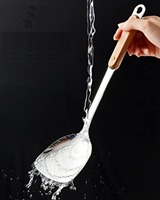 Cuillère classique en acier inoxydable poli miroir, best-seller, pour soupe, riz, dessert, durable, pour la salle à manger et la cuisine