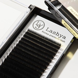 [Lashya] <b>Individual</b> Flat <b>Lash</b> Extensions 0.15 Thickness for Professional Eyelash Services - Product Image 1