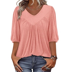 Pulls pour femmes, couleur unie, tricotés, manches longues ou courtes ou 3/4, fermeture boutonnée, style décontracté, fournisseur du Bangladesh. - Product Image 6