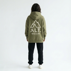 Sudadera con Capucha de Corte Holgado Personalizada para Mujer, Fabricante de Ropa de Moda con Etiqueta Privada OEM ODM - Product Image 2