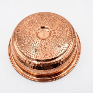 Cuenco de cobre turco para baño, cuenco decorativo artesanal para pies - Product Image 6