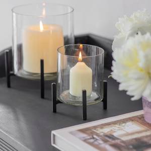 <b>Set</b> Of 3 Home Decor Customised Black Outdoor Indoor Metal & Candle Holder Farmhouse Floor & Hanging <b>Lanterns</b> Event Decor Stands - Product Image 2