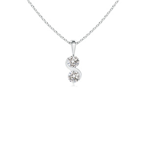 จี้เพชรทองคำขาวสำหรับผู้หญิง ทรงบริลเลียนท์คัท ทอง 10K 14K 18K เงิน 925 935 ชุบโรเดียม ของขวัญแต่งงาน เครื่องประดับหมั้น - Product Image 3