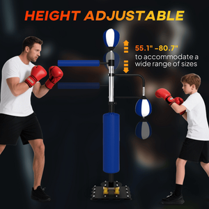 Sacco da Boxe/Vasca per Allenamento di Velocità con Supporto e Sacco Veloce per un Allenamento Efficace - Product Image 3