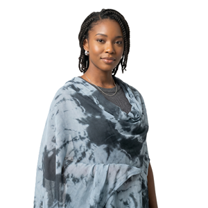 Bufanda de Cachemira y Viscosa para Mujer AHE-Textile, Teñida con Técnica Tie Dye, Ligera, Larga y Cuadrada, Transpirable, Resistente, para Uso Diario, Viajes y Todas las Estaciones - Product Image 3