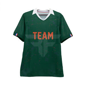 Conjunto de Camiseta de Fútbol para Jugador, Versión para Fanáticos, Personalizada, Deportiva, para Hombre, 100% Poliéster - Product Image 1