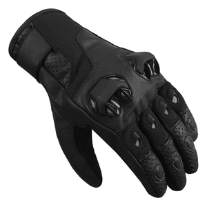 New Black Leather Motorbike Gloves <b>Bike</b> Riding Full <b>Finger</b> Leather Knuckles Protection Motorcycle Auto Racing Wear Gloves - Product Image 6