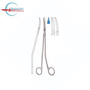 กรรไกรผ่าตัด OEM Gorney-Freeman สำหรับศัลยกรรมหน้าท้อง ปลายโค้งแบน ใช้ซ้ำได้ สำหรับการผ่าตัดยกกระชับใบหน้า อุปกรณ์สำหรับโรงพยาบาลและคลินิก - Product Image 4