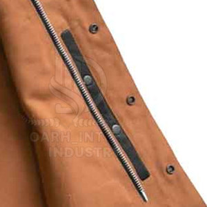 Gilet en cuir premium pour homme, en cuir de vachette véritable, boutonné, décontracté, pour le travail en extérieur, respirant, hiver, service OEM, mode quotidienne - Product Image 3