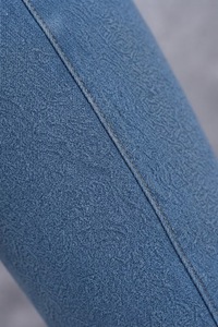 Pantalon en jean premium pour homme, coupe décontractée, bleu classique, style streetwear tendance, inspiré du vêtement de travail en coton - Product Image 5