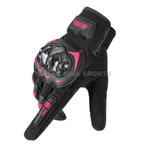 Gants de moto en cuir personnalisés avec fibre de carbone, imperméables pour l'hiver, unisexes - Product Image 5