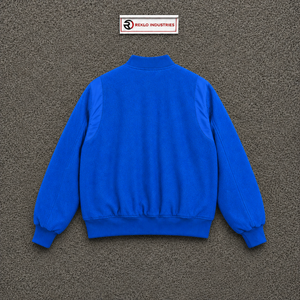 CLASSIC BLUE <b>MEN</b> WINTER HORN BUTTON VARSITY <b>JACKET</b> 100% WOOL ECO-FRIENDLY BREATHABLE OUTERWEAR Regular Fit Turn-down Collar - Product Image 6