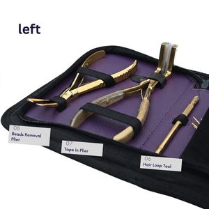 Kit d'outils professionnels pour extensions capillaires, très tendance, en acier inoxydable de qualité chirurgicale, comprenant pince à sertir plate, outil à boucle et crochet, et fil à perruque - Product Image 3