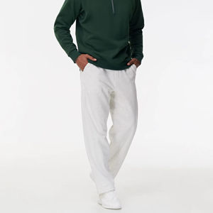 กางเกงจ็อกเกอร์แบบสั่งทำปี 2026 กางเกงวอร์มผู้ชายแบบมีเชือกผูก เอวสม็อค ทรงหลวม พิมพ์ลายโลโก้ กางเกงขายาวทรงโอเวอร์ไซส์สำหรับผู้ชาย - Product Image 2