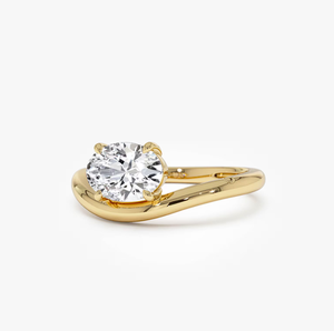 14KT Rose Gold Lab Grown <b>Diamond</b> Halo <b>Ring</b> Elegant Bridal Engagement Fine Jewelry Manufacturer - Product Image 2