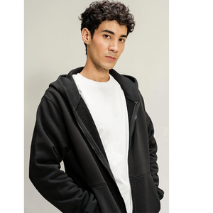 Cotton Made <b>Men</b> Casual Winter Breathable <b>Thermal</b> Quick Dry Plus Size Slim Fit Tracksuit Long Sleeve Zipper Puff Printing Logo - Product Image 4