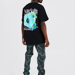 Vintage Style Baggy Jeans for Men – Relaxed Fit Denim Trousers - Product Image 4