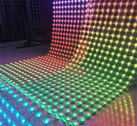 Luces LED RGB de Malla de 30 mm con Clasificación IP67 a Prueba de Agua para Iluminación de Paisajes Exteriores