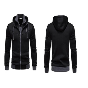 เสื้อฮู้ดซิปผู้ชายพรีเมียม สีพื้น อุ่นสบาย - Product Image 3