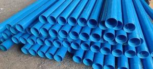 ท่อพีวีซีสีน้ำเงินคุณภาพพรีเมียม ขนาด 6 นิ้ว (110 มม.) แบบปลายเรียบ สำหรับระบบบ่อบาดาล ทนทาน ระดับ C รูปทรงกลม ความยาว 6 เมตร - Product Image 2