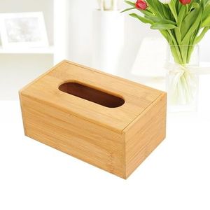 Organizador de pañuelos de madera natural diseñado para mesa de comedor, dormitorio, oficina, baño, hotel, restaurante, hogar. - Product Image 3