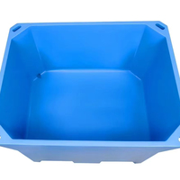 AQUA GUARD Bassin rectangulaire isotherme de 1000 L en PP de qualité alimentaire pour le transport de poissons sur longue distance
