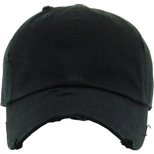 Gorra de Béisbol Unisex con Efecto Desgastado y Lavado Ácido, Gorra de 6 Paneles Estilo Dad Hat, Ajustable, Informal, de Algodón - Product Image 1