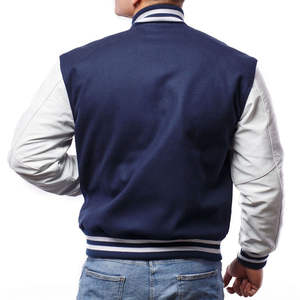 Chaqueta Varsity de Alta Calidad para Hombre, Nueva Llegada, Logotipo Personalizado, Ropa de Invierno, Cortavientos Transpirable de Lana, Servicio OEM - Product Image 6