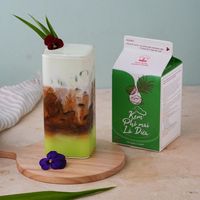 HALAL Noix de coco Pandan Fromage Dessert Crémier Usine OEM 500G Non-Dairy Topping Crème pour Café Lait Thé-Bon Prix