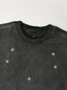 เสื้อยืดคุณภาพสูง ผ้าฝ้าย 100% ไซส์ใหญ่ พิมพ์ลายดิจิตอลตามสั่ง โลโก้ 230gsm เสื้อยืดคอกลมผู้ชาย แขนสั้น - Product Image 5