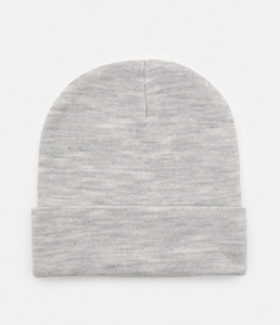 Gorro de Punto Acrílico Unisex de Alta Calidad, Color Sólido, Diseño Casual de Invierno con Borde Plegado, Talla Adulto 56-58CM - Product Image 5
