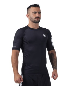 Protège-éruption BJJ à manches courtes personnalisé pour hommes MMA Surf Compression Jiu Jitsu Rashguard Top fabriqué au Pakistan - Product Image 2