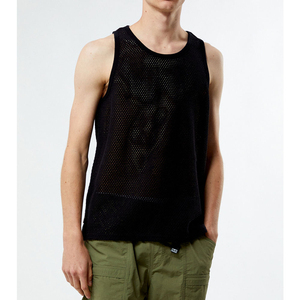 Débardeur de luxe pour homme en coton 100% à séchage rapide, imprimé numériquement, style urbain, de la gamme Private Label, provenant d'un réseau d'approvisionnement mondial - Product Image 1