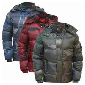 Manteau d'hiver long, isolant thermique, coupe-vent, avec plusieurs poches zippées, pour le voyage, impression par sublimation, veste matelassée - Product Image 5